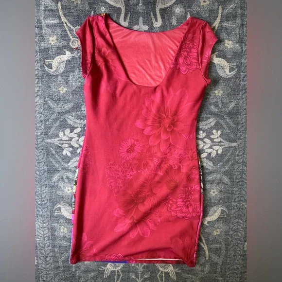 Desigual Multicolor Floral Sheath Mini Dress - Picture 2 of 7